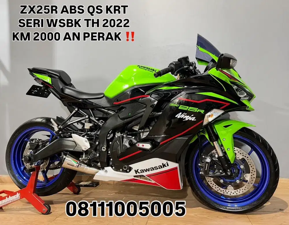 KM 2000 PERAK KAWASAKI ZX25R ABS QS KRT WSBK TH 2022 ZX25RR MODIF