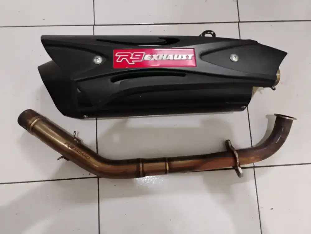 Knalpot R9 Misano All new Aerox/ All new Nmax