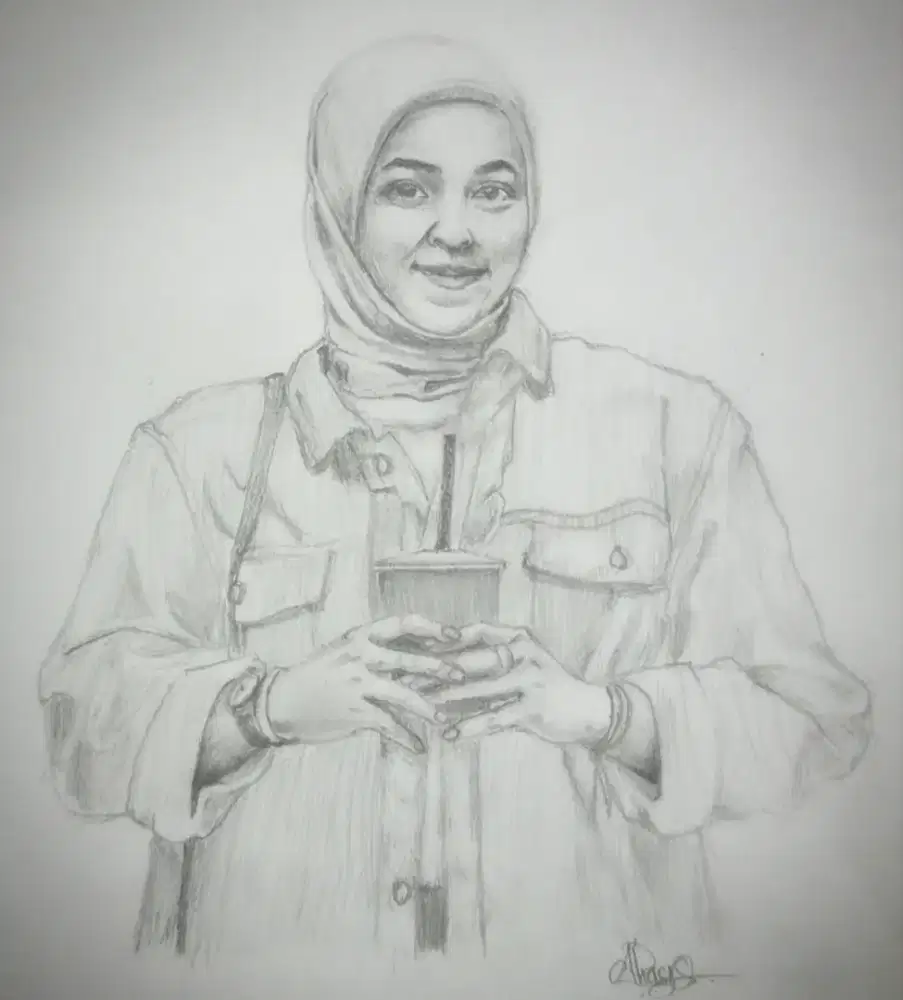 Jual jasa gambar sketsa wajah dan mural dinding