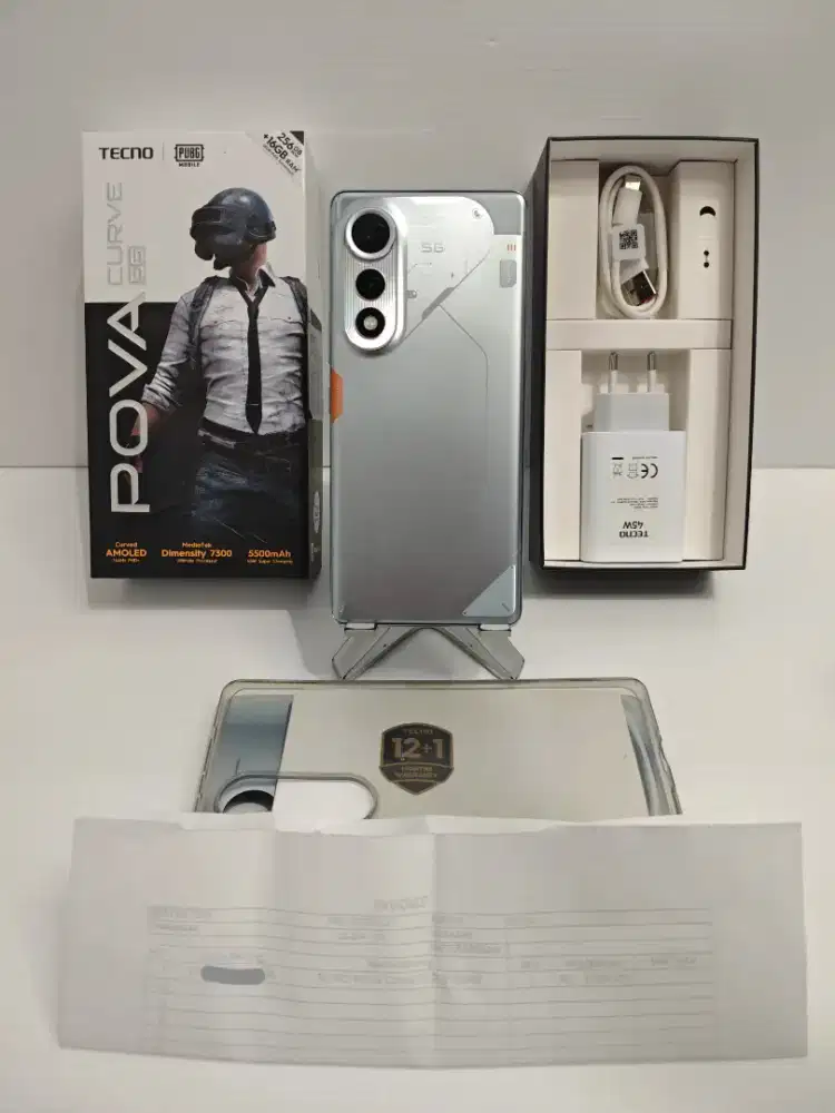 Tecno Curve 5G 8+8/256 Gb Likenew 99% Garansi 11 Jan 27 bs TT/BT