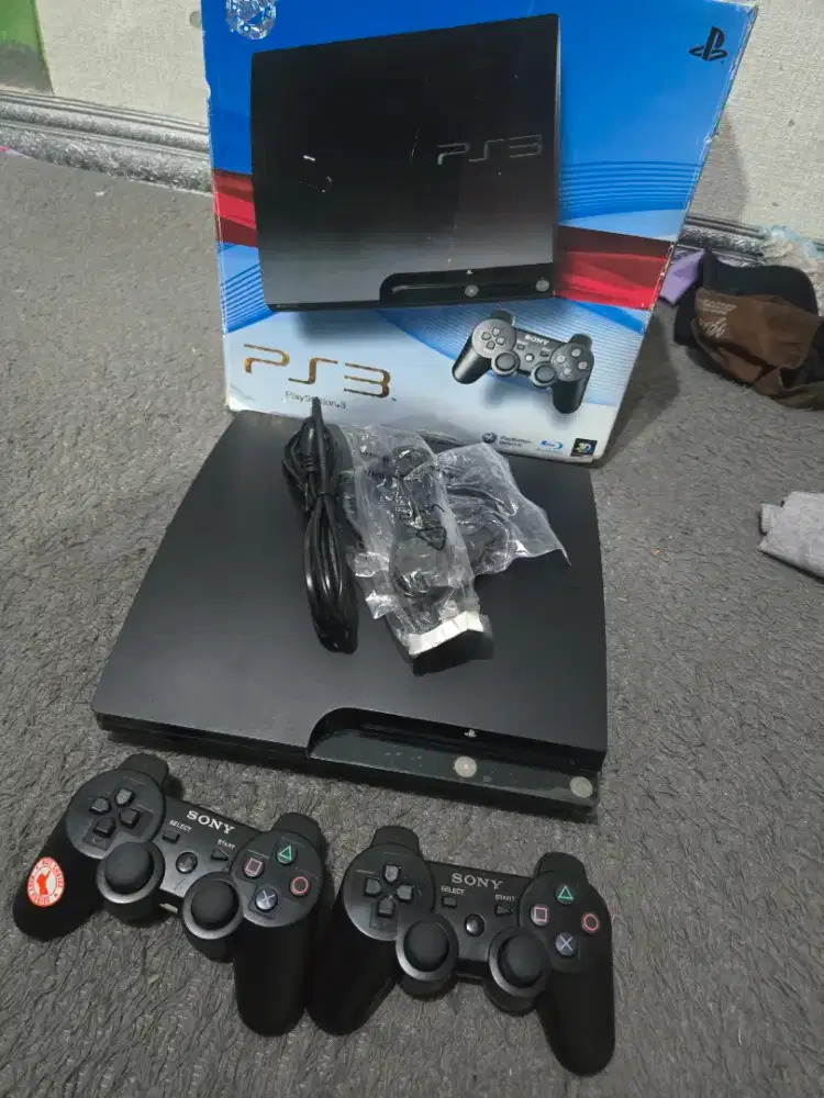 PS3 PS 3 PLAYSTATION 3 SLIM 320gb GB SECOND TT PS2 DLL
