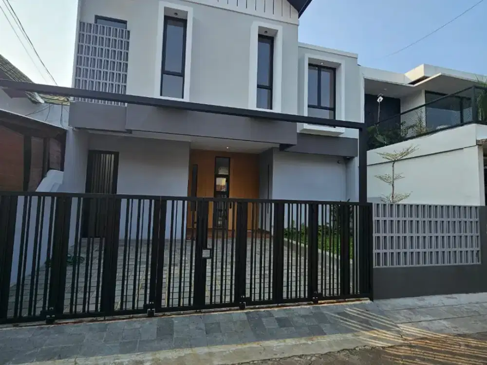 Rumah modern minimalis di bintaro jaya pr 17038
