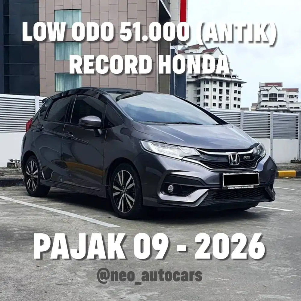KM 51 RB‼️JAZZ RS CVT 2018  DP 20 JUTA