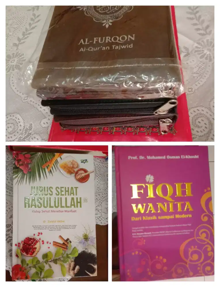 Al Quran Tajwid dan Buku Fiqih Wanita
