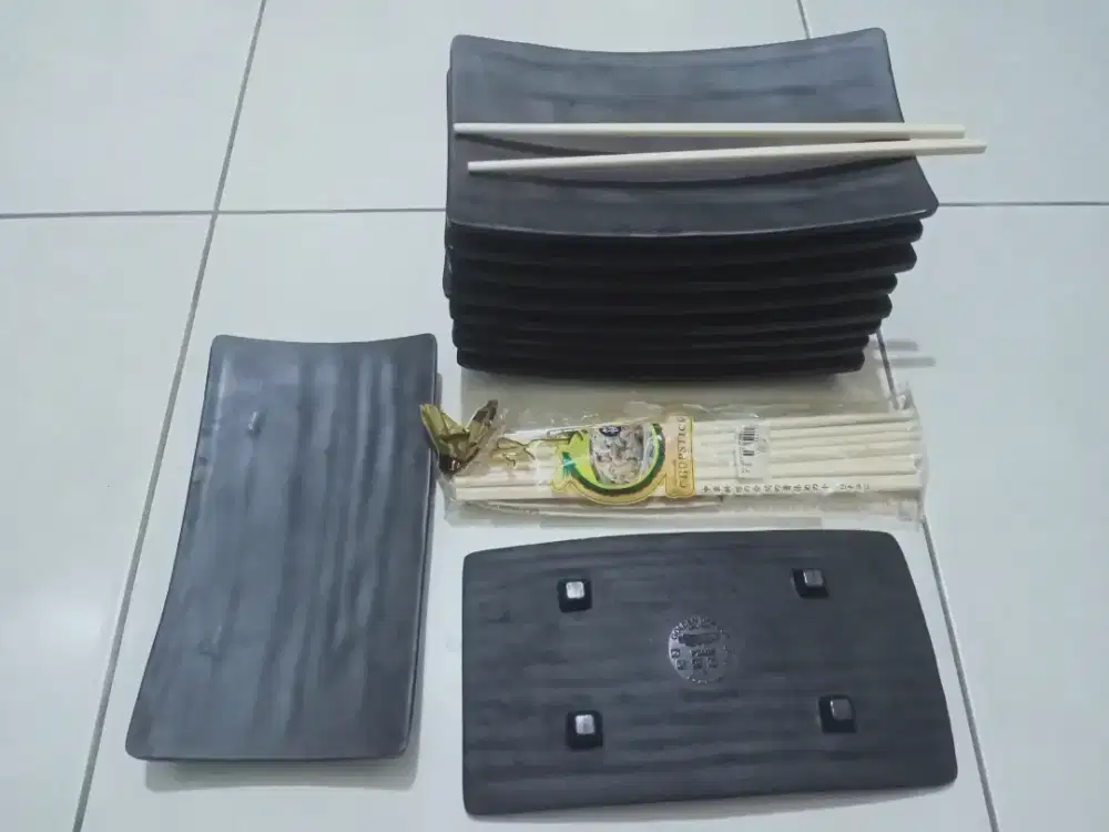 Piring jepang melamine/jepanese plate P2409 GOLDEN DRAGON melamine