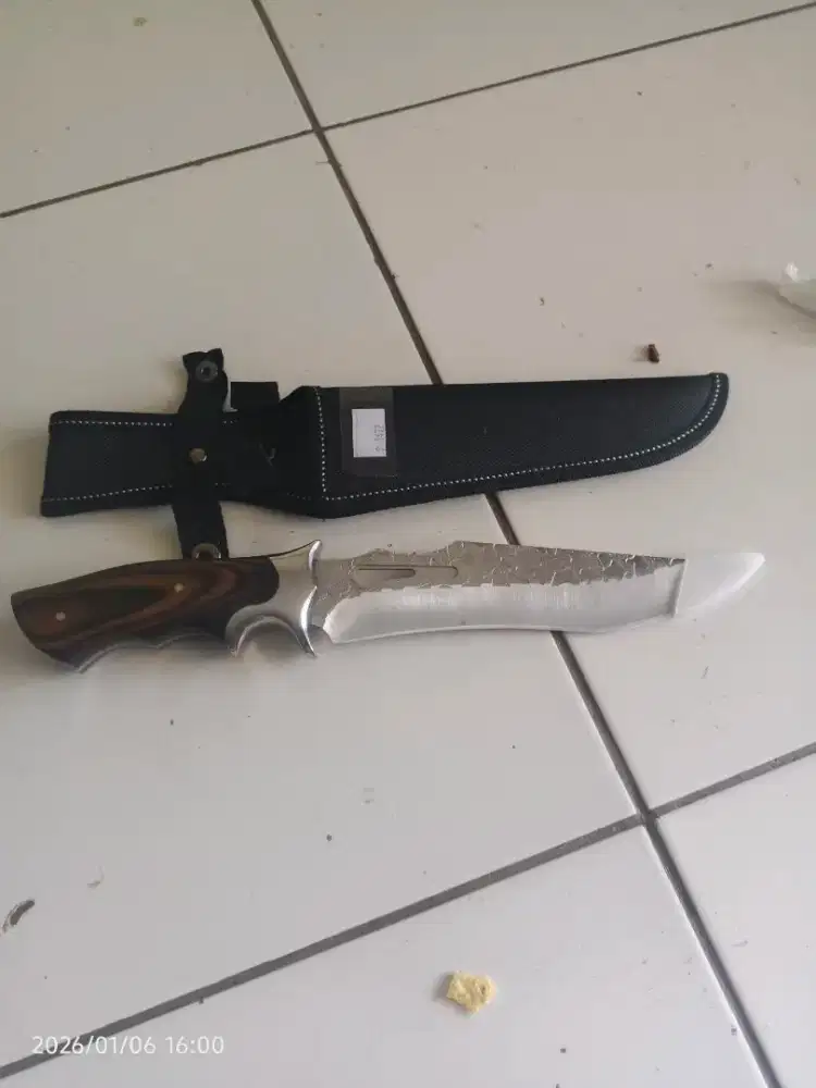 Pisau survival rambo SA91 stainless steel fulltang mewah