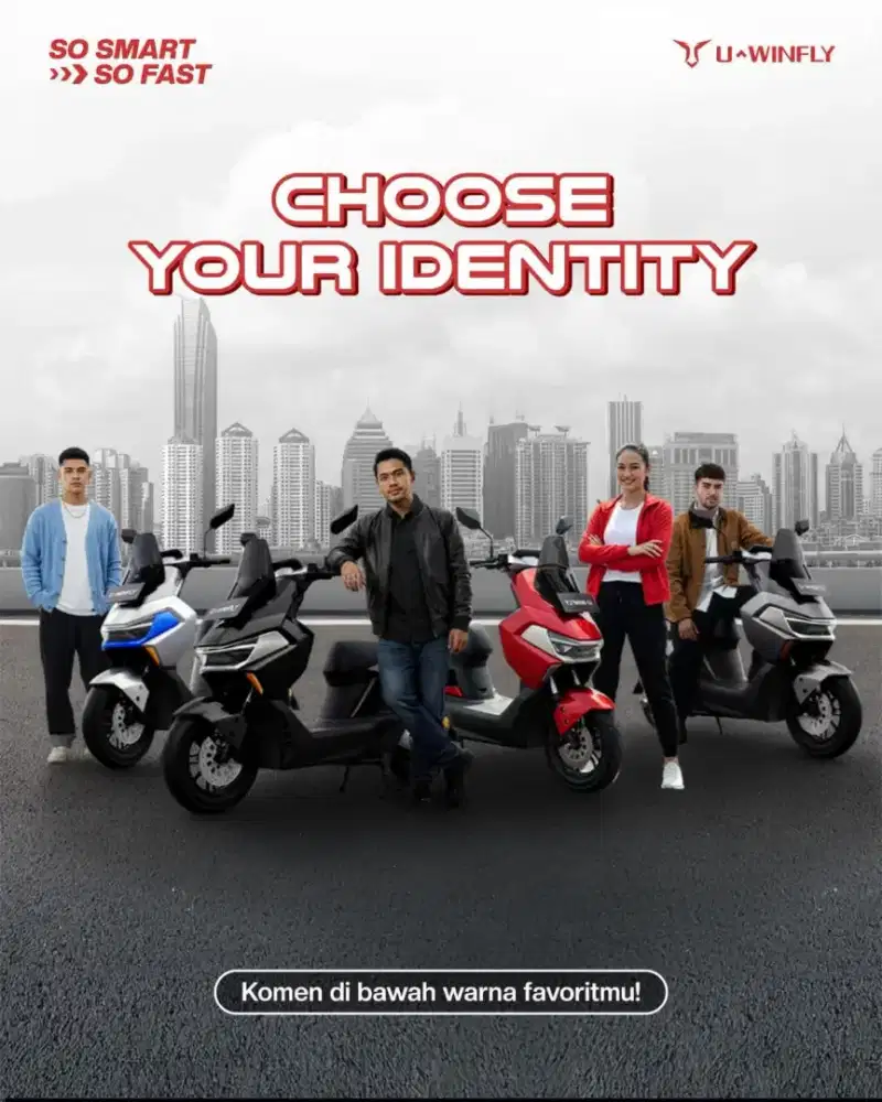 Motor listrik tipe terbaru dari uwinfly m110G