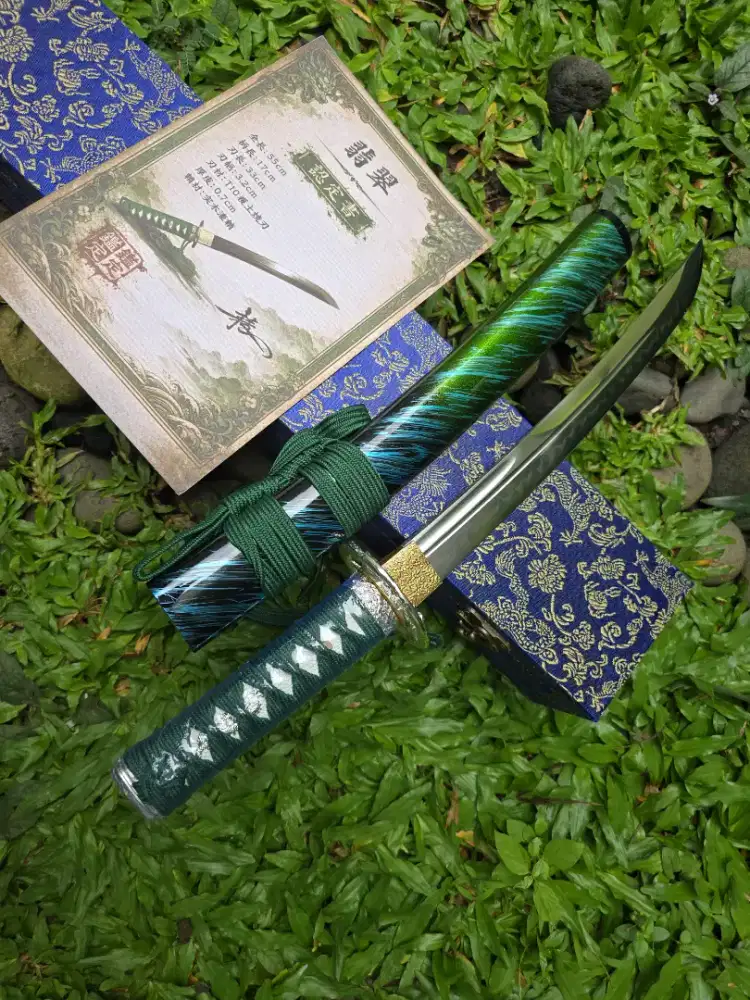 Pedang samurai tanto kiyu masamune Bilah T10 REAL HAMMON unokubizukuri