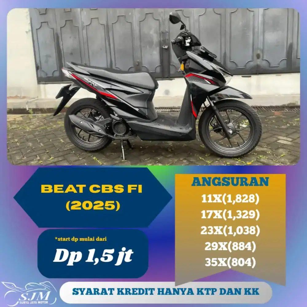 BEAT CBS 2025 Pajak Panjang