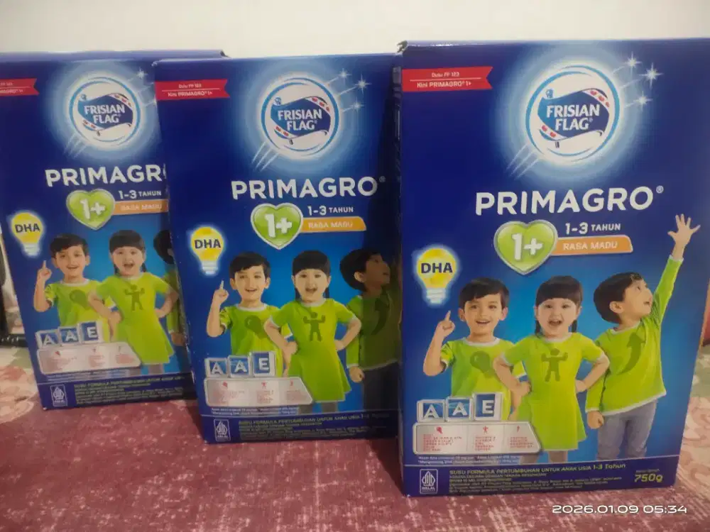 susu frisian flag primagro 1+ rasa madu