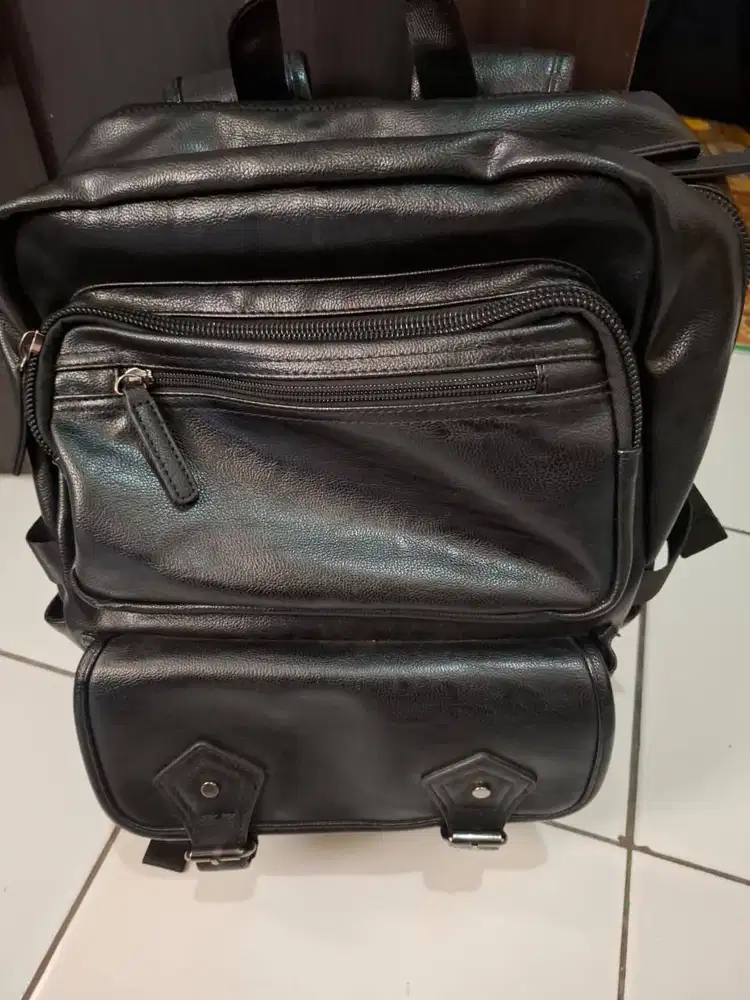 Tas Ransel Laptop Luminox Kasual Kulit