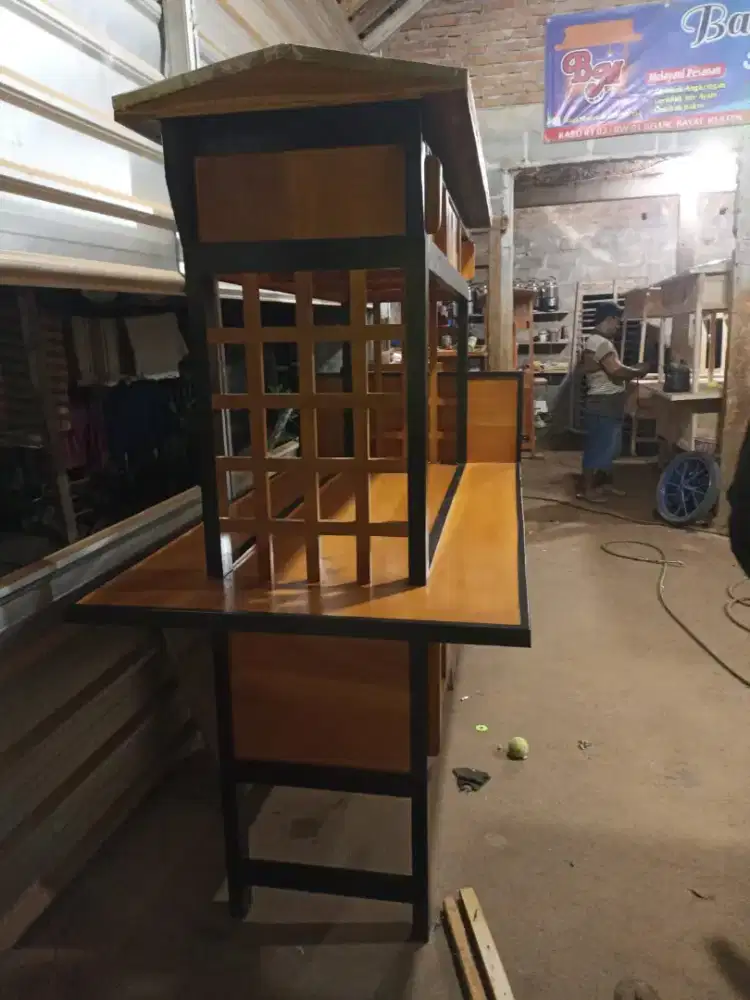 Gerobak Angkringan Bakso Mie Ayam PeceL Bubur Sate Martabak Ronde dlL