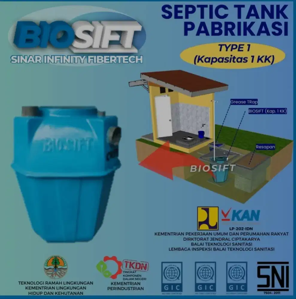 Biosift Septi tank