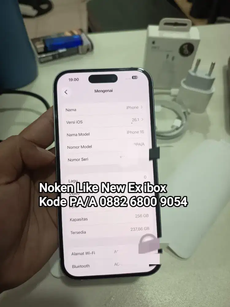 second 15 256 kode PA/A resmi indonesia