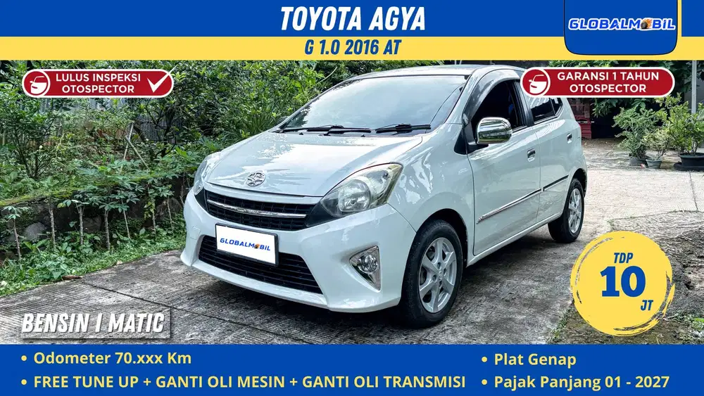 DP 10 JT‼️ Agya 2016 Matic, Irit & Siap Pakai