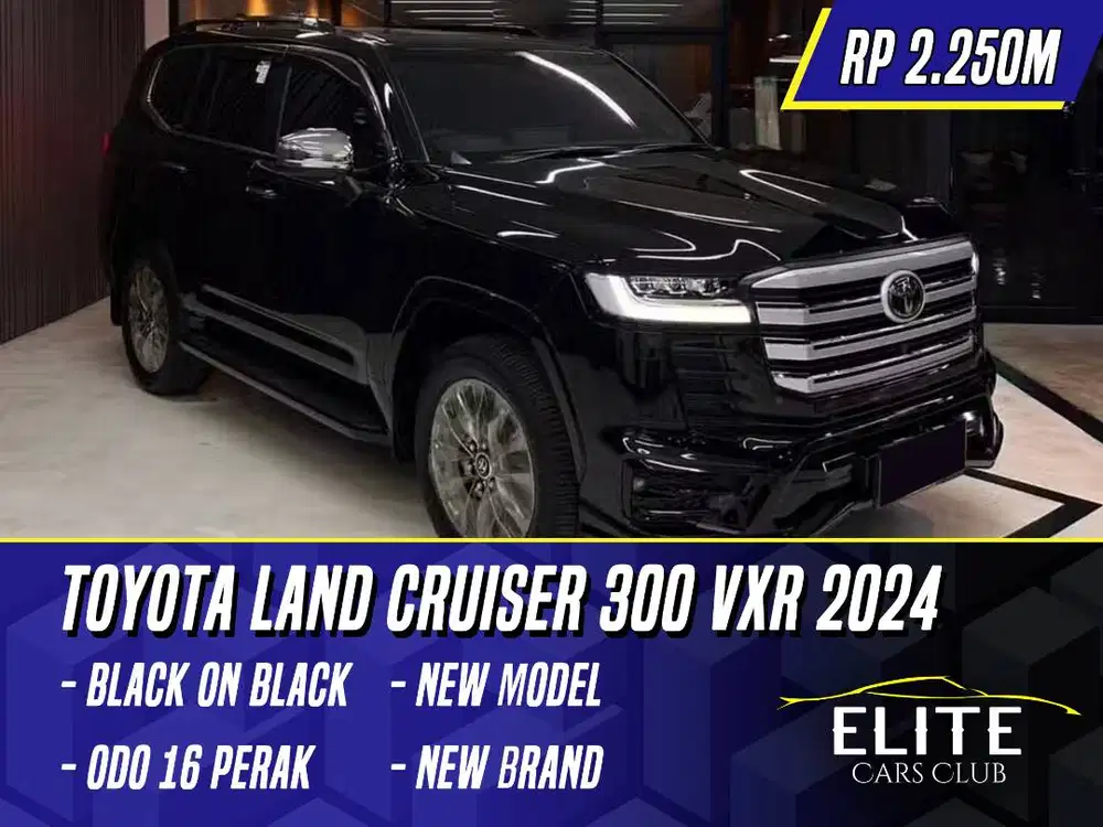 Toyota Land Cruiser 300 VXR 2024 NIK 2023 Black Hitam LC VX R LC300