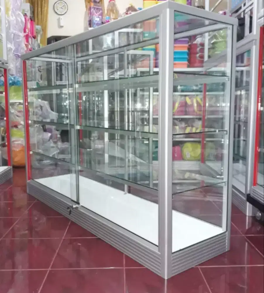 Di Jual Etalase Panjang 1,5Mx1M Siap Kirim