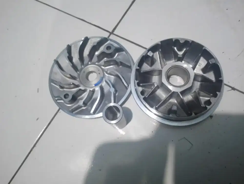 Pully bubut,kipas 13.5 dan bos pully