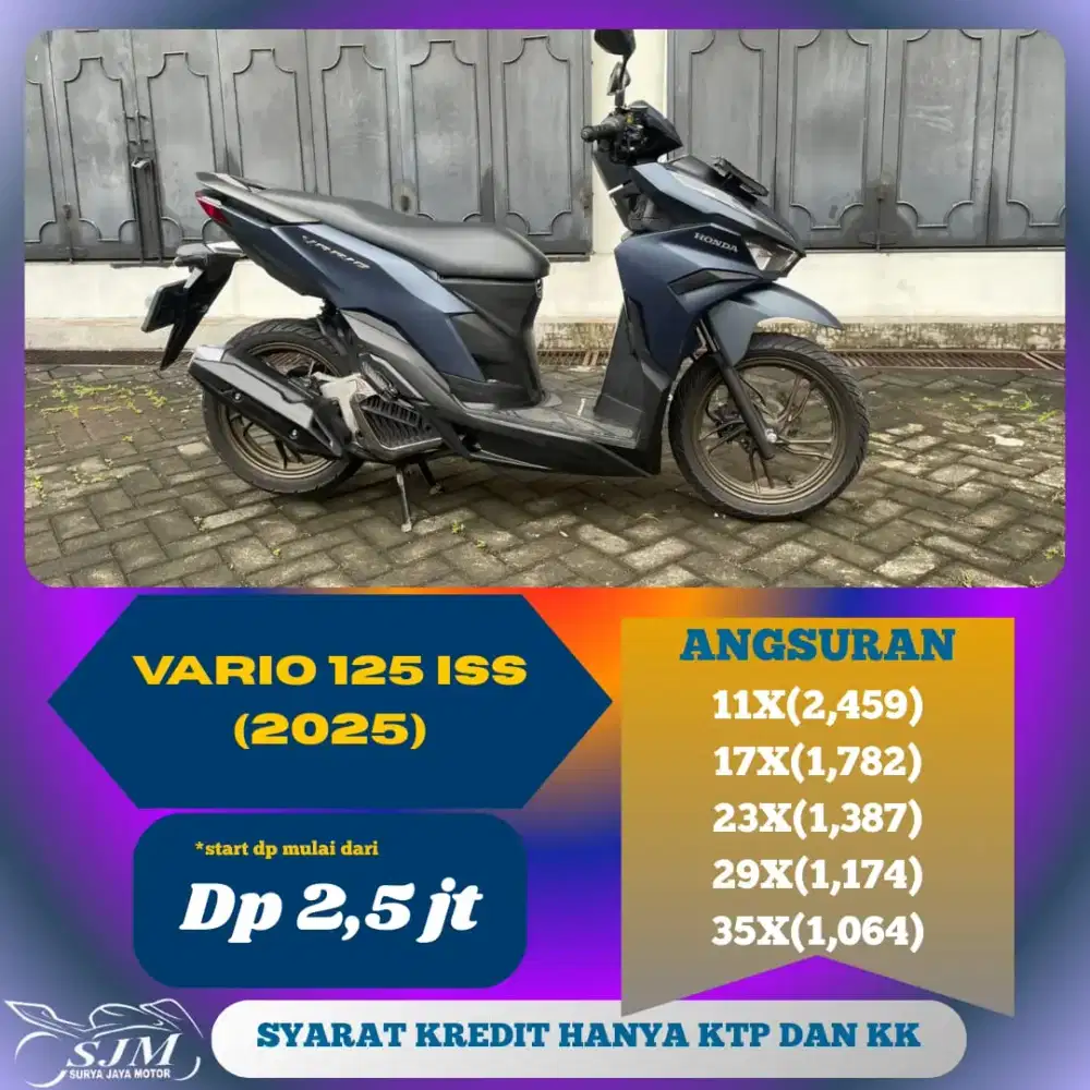 HONDA VARIO 125 CBS ISS 2025 CASH & KREDIT