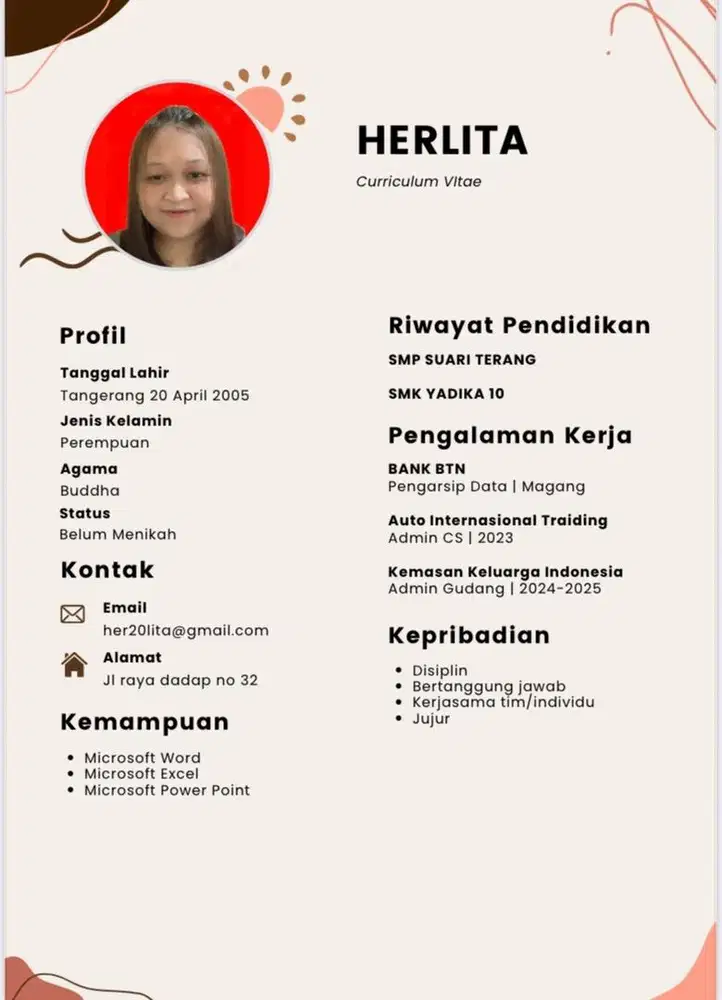 INFO LOWONGAN KERJA ADMIN