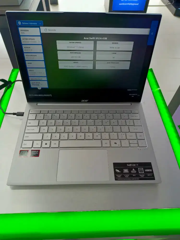 Kredit laptop Acer SWIFT SFL14-41M