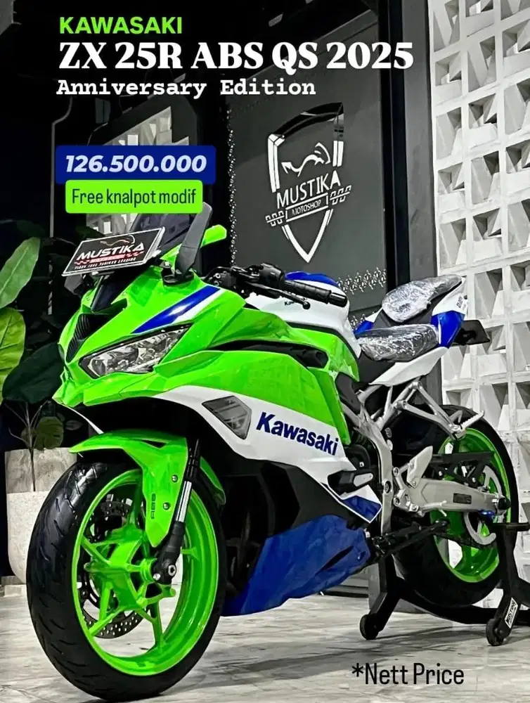 Kawasaki ZX25R Non ABS QS 2024 KM 2rb - Zaky Mustika