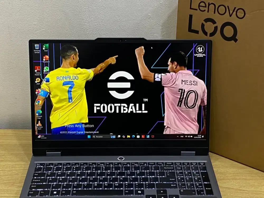 Laptop  Lenovo LOQ Prosesor Core i5-12450HX/Ram 20GB/SSD 512GB