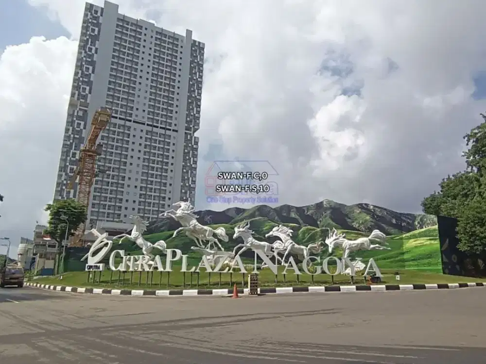 Dijual / Disewakan 2BR Hook Citra Plaza Nagoya Lantai Tinggi