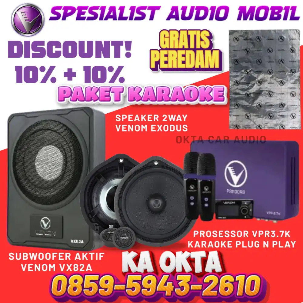 PAKET AUDIO VENOM KARAOKE