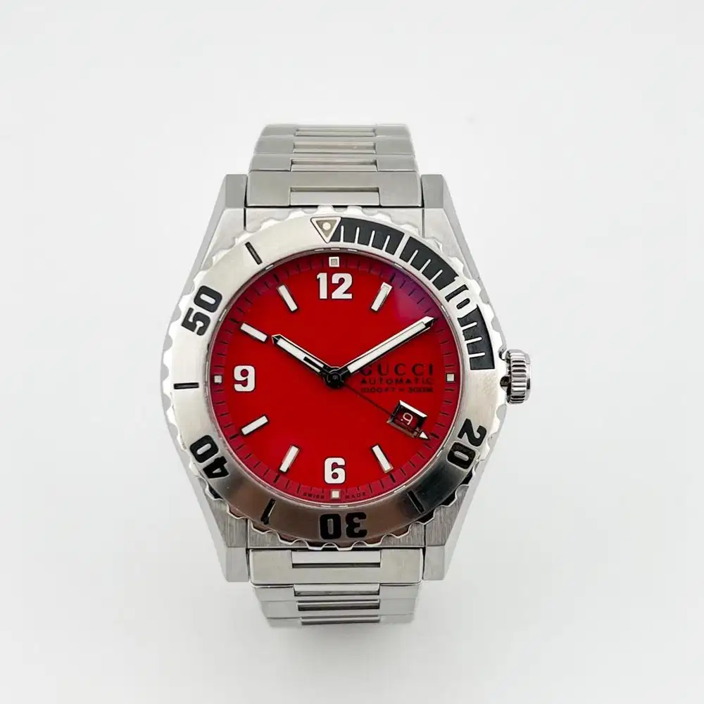 GUCCI Pantheon Automatic Red Dial YA115218