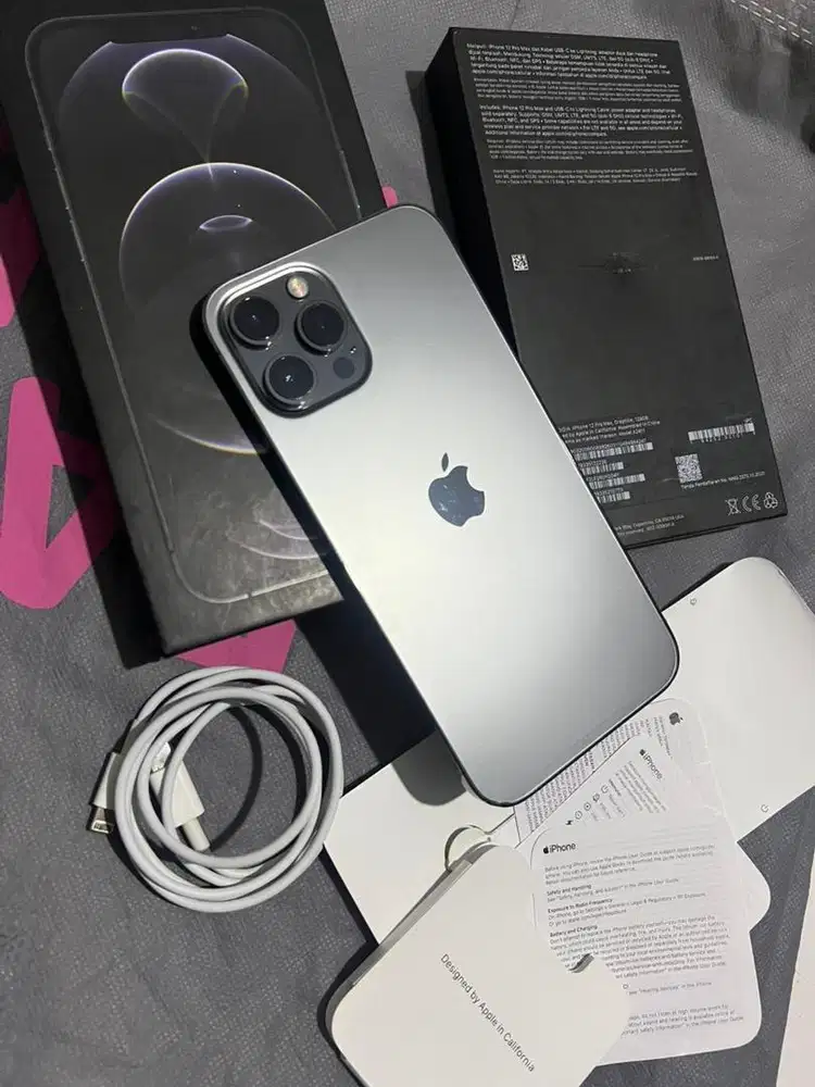 ip 12 PM 128gb ibox lcd ori cuma face id off lain nya normal