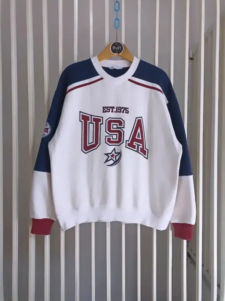 CREWNECK ZARA BASEBALL MADE IN PORTUGAL