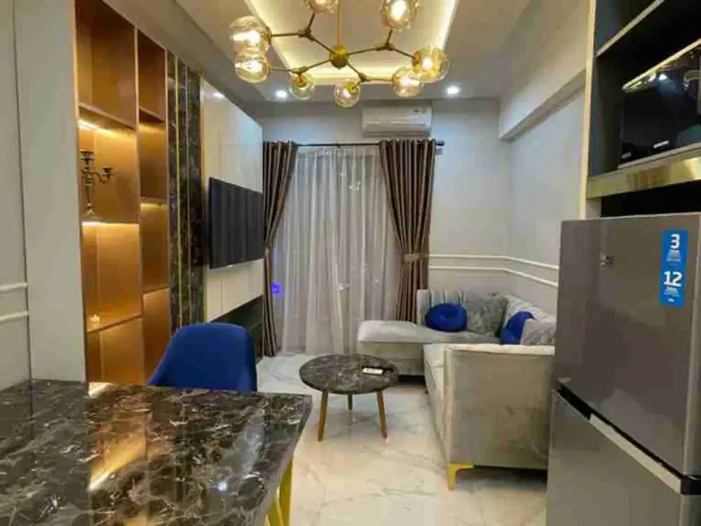 JUAL CEPAT Apartment Sky House BSD+ Tower Jervois 2 BR Full Furnished Siap Huni 1 M Nepis