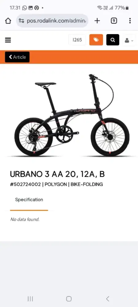 SEPEDA POLYGON URBANO 3