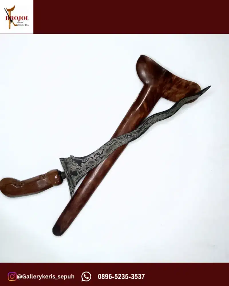 Keris sepuh Carubuk pamor Pedaringan Kebak - Keris Kulonan