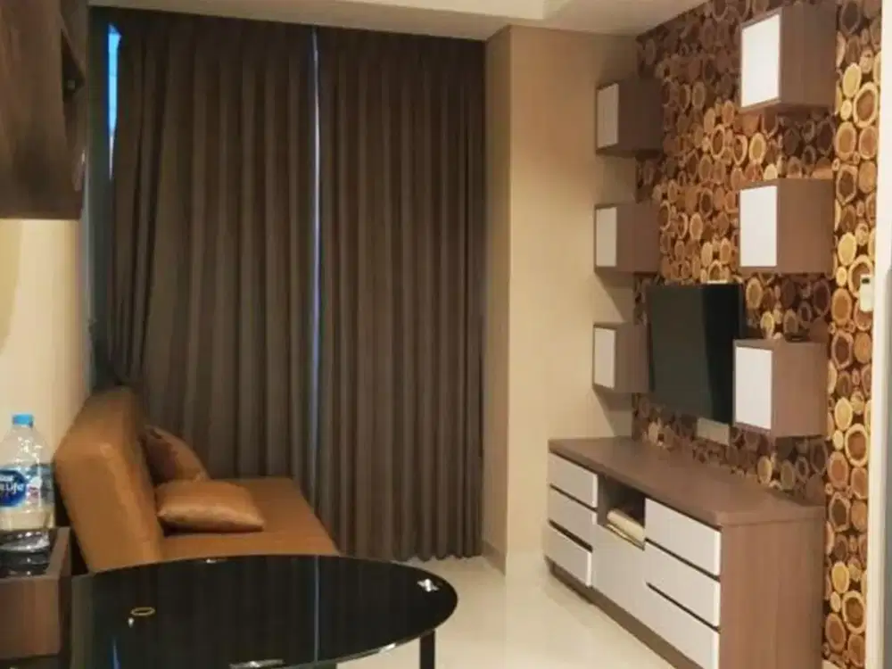 Dijual 1.5M, 2 Bedroom, Fully Furnished, Low Floor, Taman Anggrek Residences