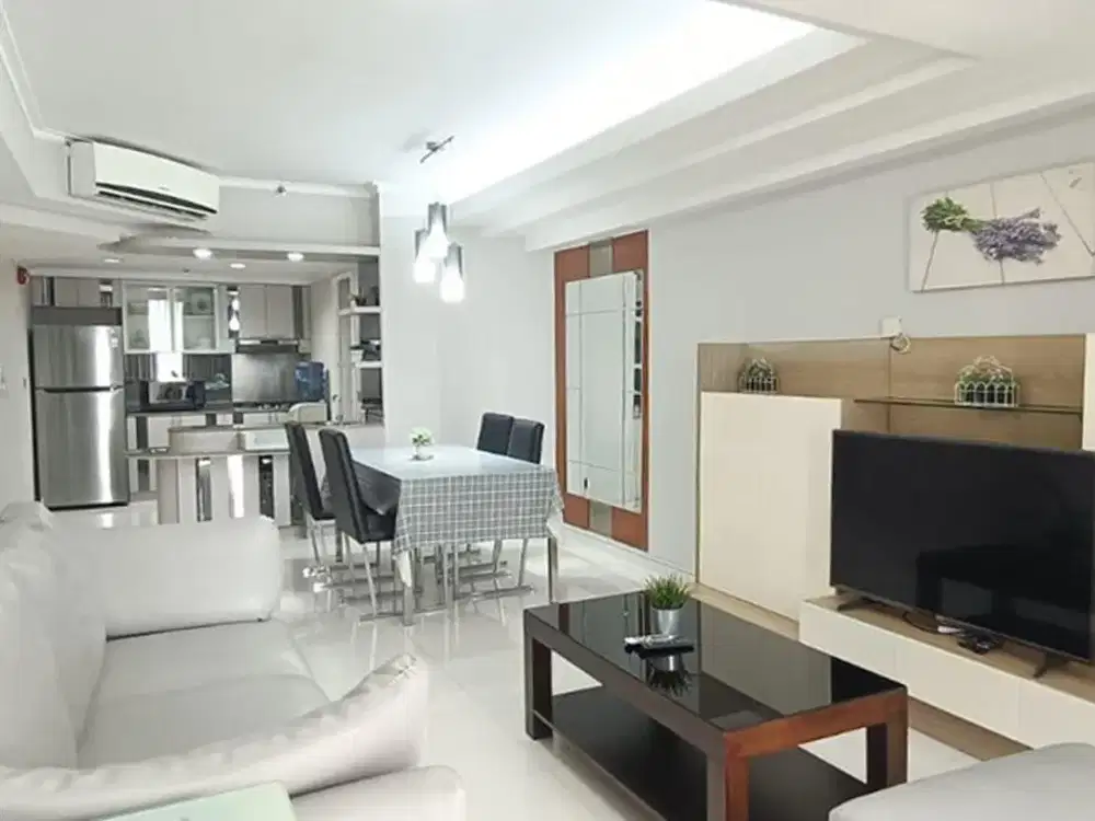 Disewa 125jt/thn Fully Furnished, Taman Anggrek Condominium 2 Bed, Middle Floor