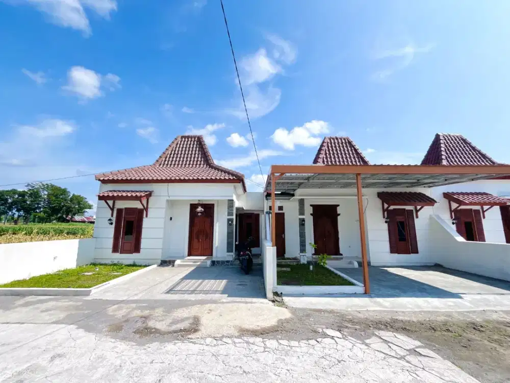 RUMAH JOGLO PREMIUM HARGA TERJANGKAU, 200 JT AN DI PRAMBANAN