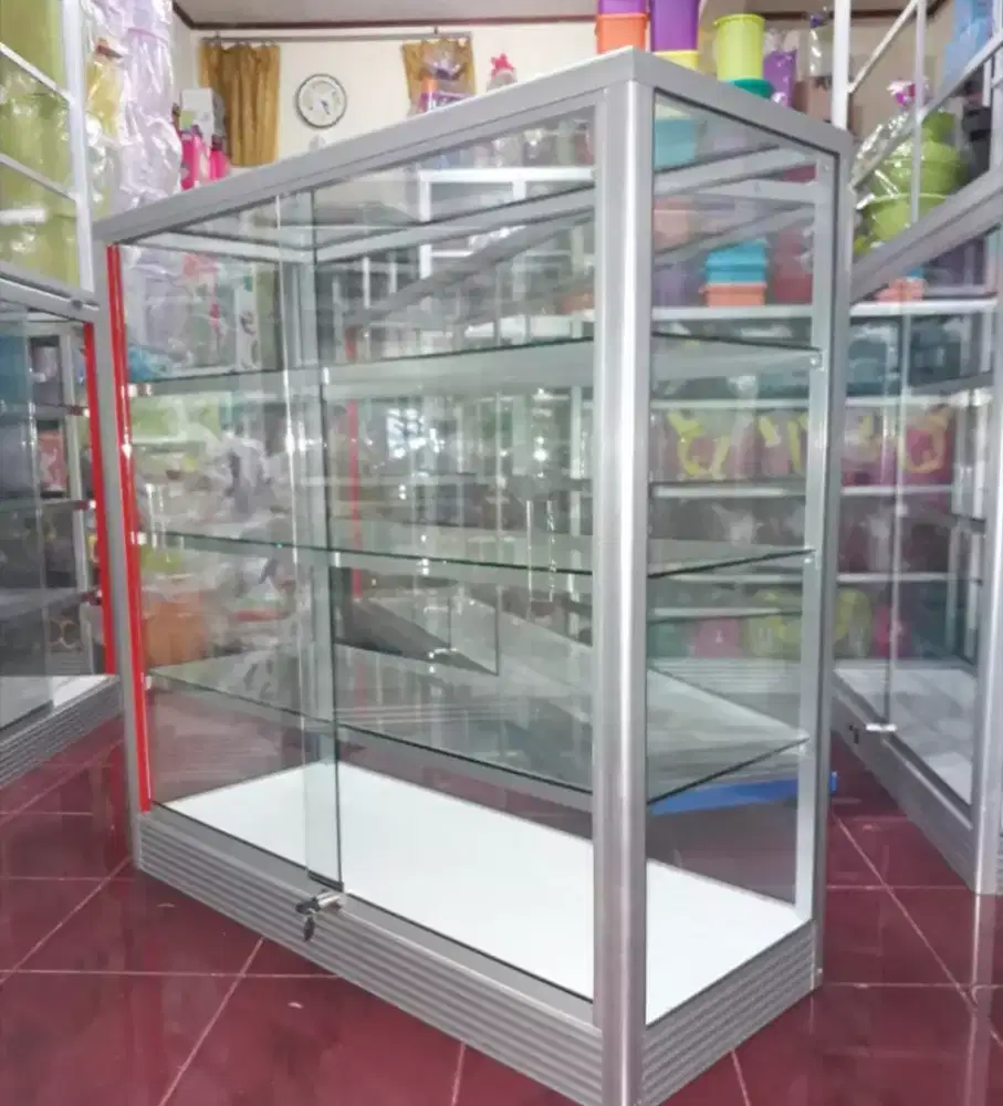 Etalase 1M×1M || Kaca Full 5mm