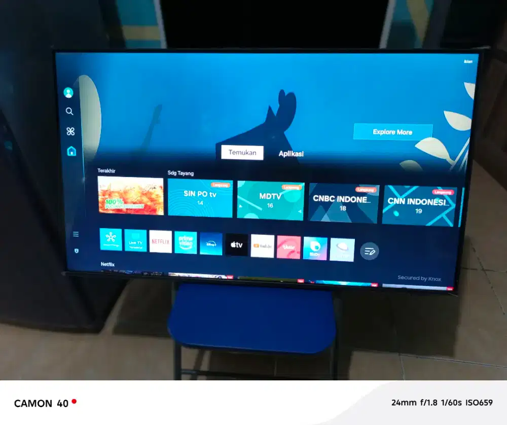 Led Smart TV Samsung 43 inchi seri UA-43DU8000K murah meriah dan Ori