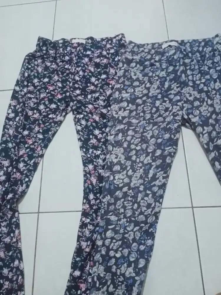 Celana brand connexion8 corak bunga