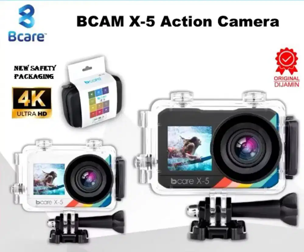 Brica Action Cam Full Bonus (2 Batt+Charger), Harga Nett