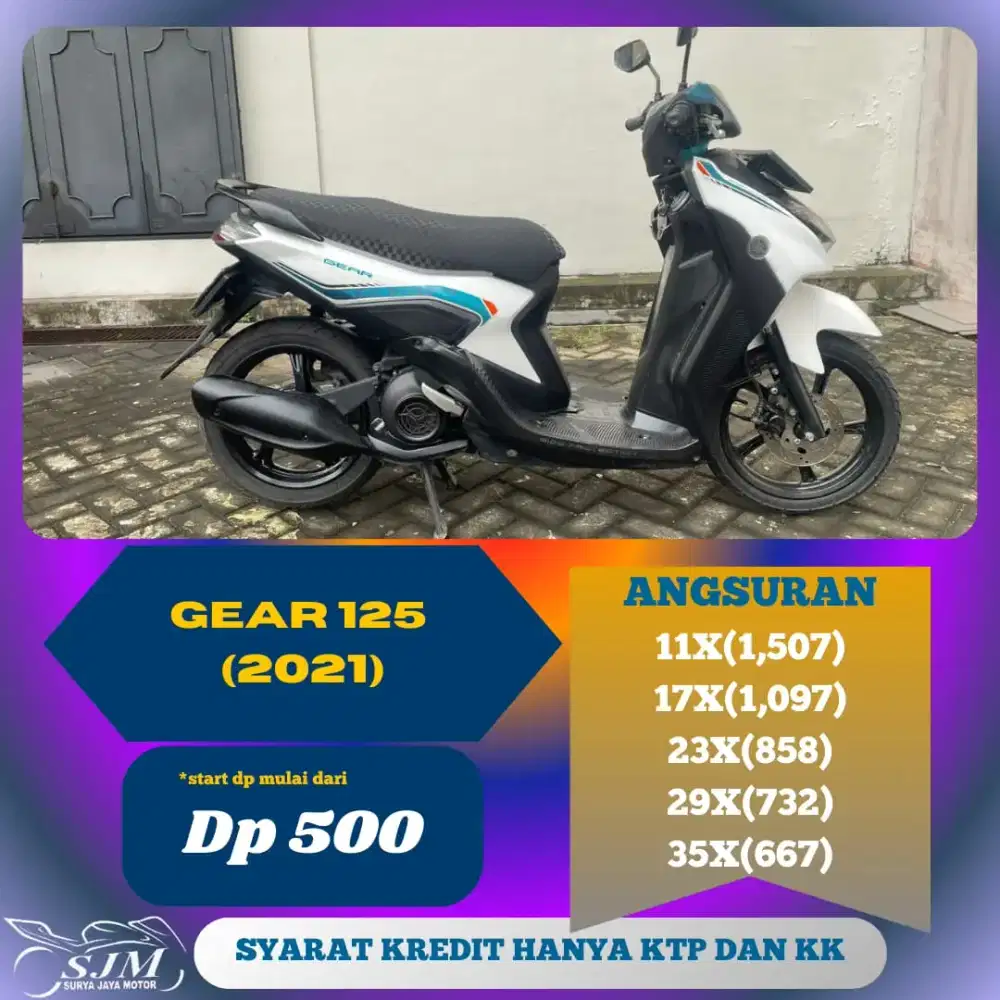 YAMAHA GEAR 125 2021 SIAP PAKAI