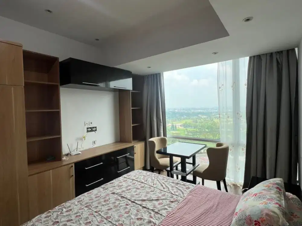 Dijual Studio Golf View U Residence 2 Lippo Karawaci dekat UPH & Bandara