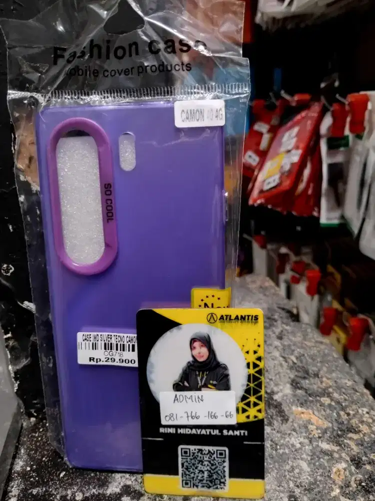 CASE IMD SILVER TECNO CAMON 40 4G | ATLANTIS DAHSYAT