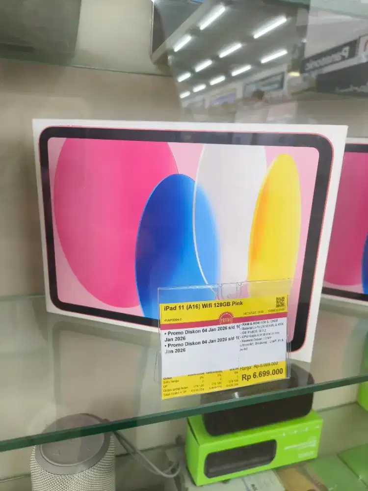 Cicilan iPad A16 128GB pink