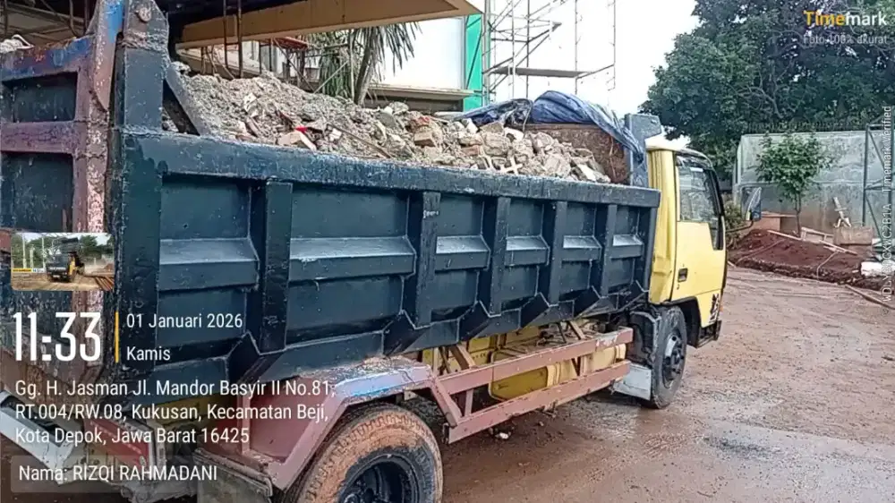 Angkut puing dan sampah proyek area Pamulang dan sekitarnya