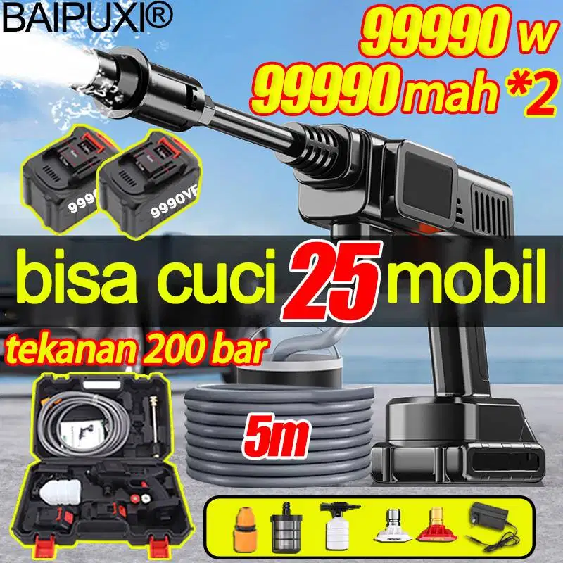 BAIPUXI Alat cuci mobil High pressure