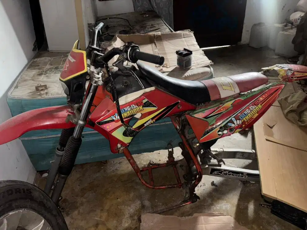 Rangka Trail, Ban trail, dan sepatu Trail