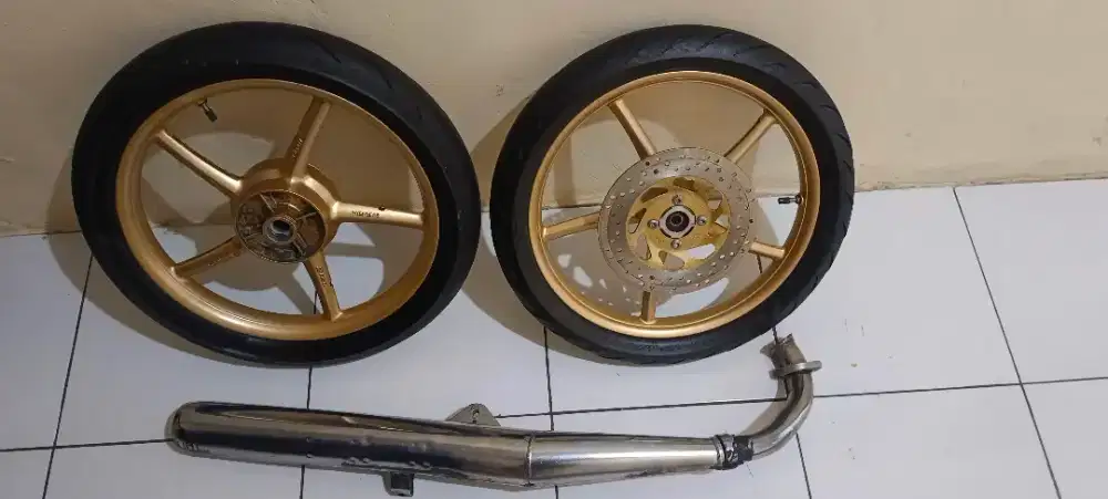 Velg rcb & knalpot boban